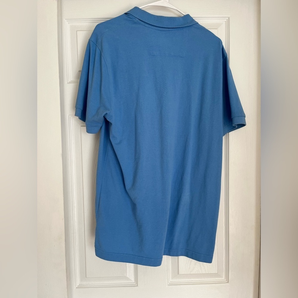 Men's Blue Polo Shirt Chaps Size Large Golf Shirt - Picture 10 of 13